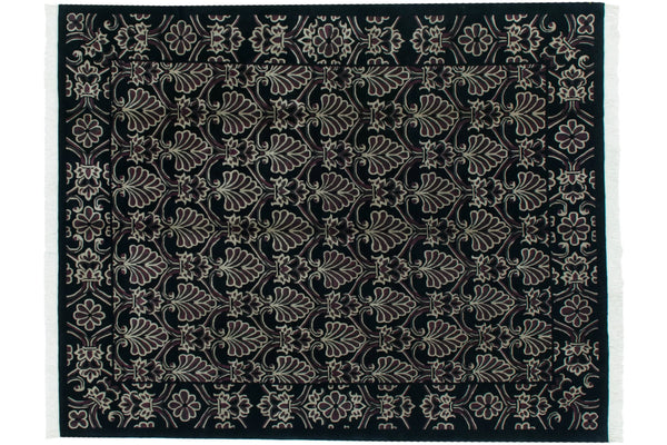 7.5x10 Vintage Indian Damask Design Carpet // ONH Item mc002282 Image 5
