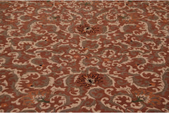 6x9 Vintage Contemporary Indian European Design Carpet // ONH Item mc002287 Image 6