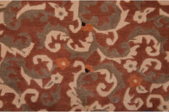 6x9 Vintage Contemporary Indian European Design Carpet // ONH Item mc002287 Image 7