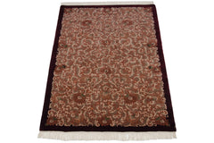 6x9 Vintage Contemporary Indian European Design Carpet // ONH Item mc002287 Image 9