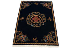 6x9 Vintage Indian Aubusson Design Carpet // ONH Item mc002288 Image 9