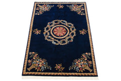 6x9 Vintage Indian Aubusson Design Carpet // ONH Item mc002288 Image 10