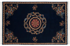 6x9 Vintage Indian Aubusson Design Carpet // ONH Item mc002288 Image 13