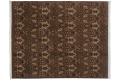 8x10 Vintage Indian Damask Design Carpet // ONH Item mc002291
