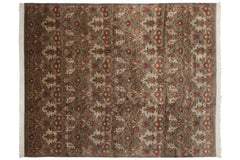 8x10 Vintage Indian Damask Design Carpet // ONH Item mc002291 Image 2