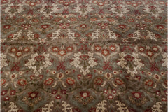 8x10 Vintage Indian Damask Design Carpet // ONH Item mc002291 Image 7