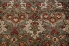8x10 Vintage Indian Damask Design Carpet // ONH Item mc002291 Image 8