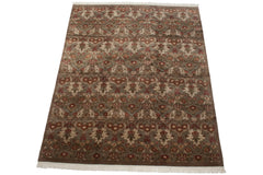 8x10 Vintage Indian Damask Design Carpet // ONH Item mc002291 Image 10