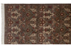 8x10 Vintage Indian Damask Design Carpet // ONH Item mc002291 Image 11