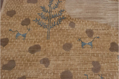 6x9 Indian Folk Art Design Carpet // ONH Item mc002293 Image 9