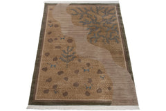 6x9 Indian Folk Art Design Carpet // ONH Item mc002293 Image 11