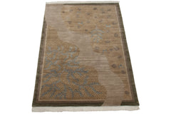 6x9 Indian Folk Art Design Carpet // ONH Item mc002293 Image 12