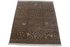 8x10 Indian Folk Art Design Carpet // ONH Item mc002294 Image 9