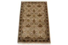 6x9 Vintage Indian William Morris Design Carpet // ONH Item mc002295 Image 5