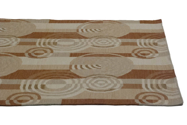 5x8 Abstract Indian Soumac Design Carpet // ONH Item mc002302 Image 2