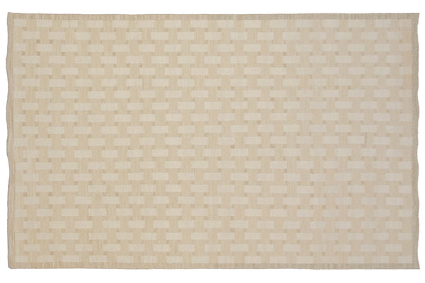 5x8 Modern Indian Basketweave Soumac Design Carpet // ONH Item mc002305