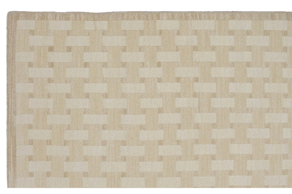 5x8 Modern Indian Basketweave Soumac Design Carpet // ONH Item mc002305 Image 3