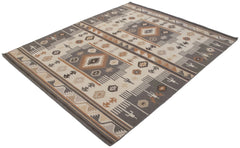 8x10 Geometric Indian Soumac Design Carpet // ONH Item mc002307 Image 4