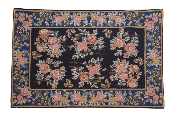 3.5x6 Vintage Chainstitch Rug // ONH Item mc002325