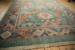 8.5x12 Vintage Tea Washed Indian Caucasian Design Carpet // ONH Item mc002331 Image 8