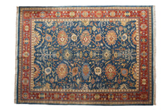 9x12.5 Vintage Indian Bijar Design Carpet