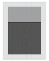 Louise Gray No. 9 Quilt with geometric light gray, black, and dark gray blocks.