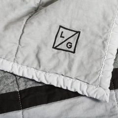 Made in USA Louise Gray Quilt No. 9 // ONH Item nh00235 Image 5