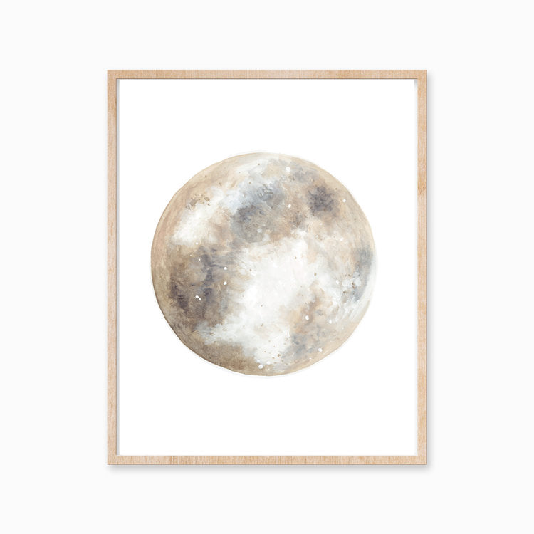 Katelyn Morse Neutral Moon Art Print 11x14 // ONH Item 7054
