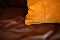 Large Antique Kilim Pillow with Vintage Velvet // ONH Item 1246 Image 3
