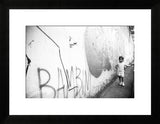 Melissa Dilmaghani black and white photograph, child by Florence street 