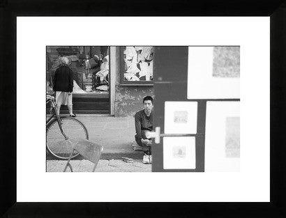 BLACK FRAME: 18x22 print 27x21 outer edge // ONH Item nh00175