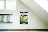 Vintage White Onion Seed Packet wall art, early 20th century illustration on birchwood, 12x17.