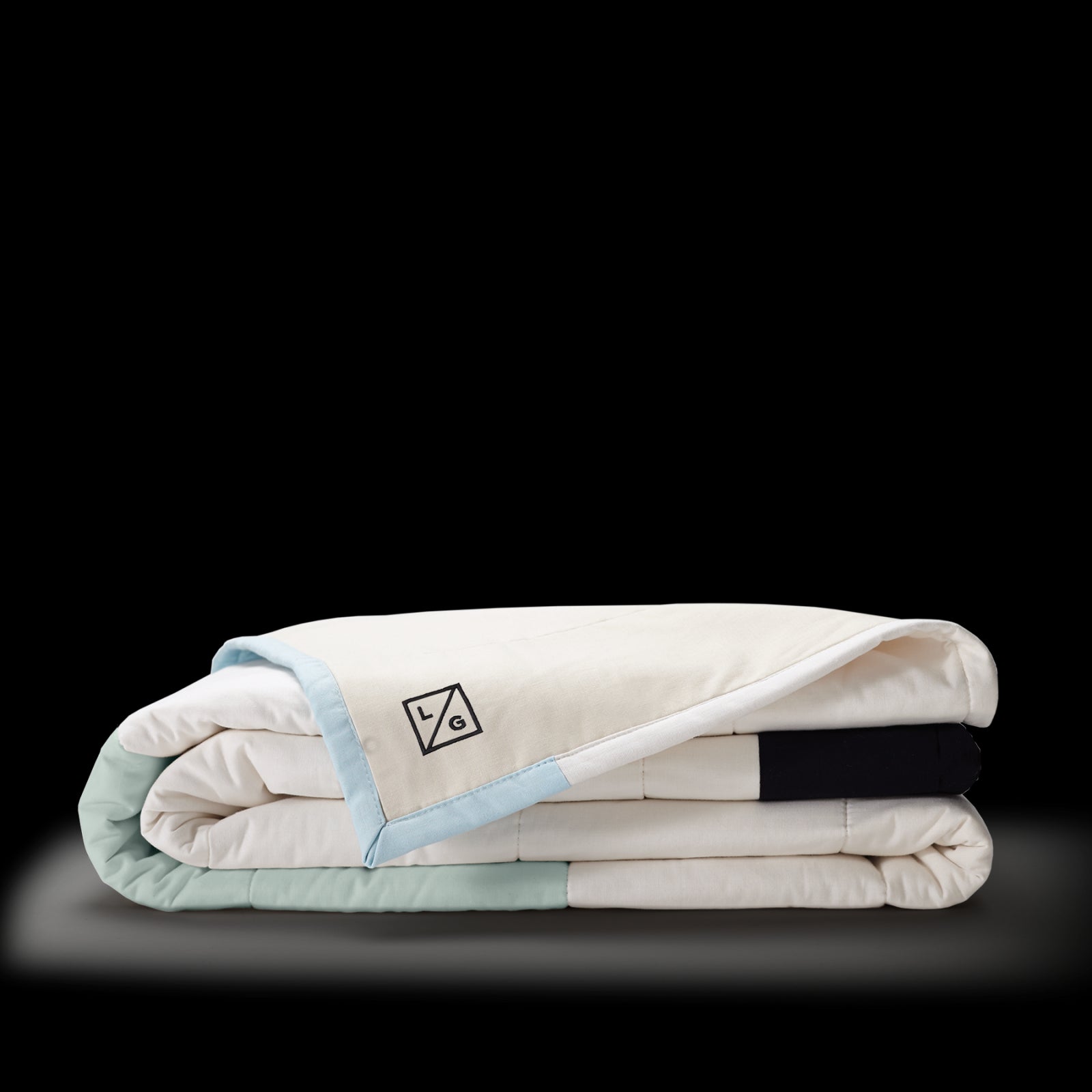 Made in USA Louise Gray Quilt No. 2 // ONH Item nh00205 Image 1