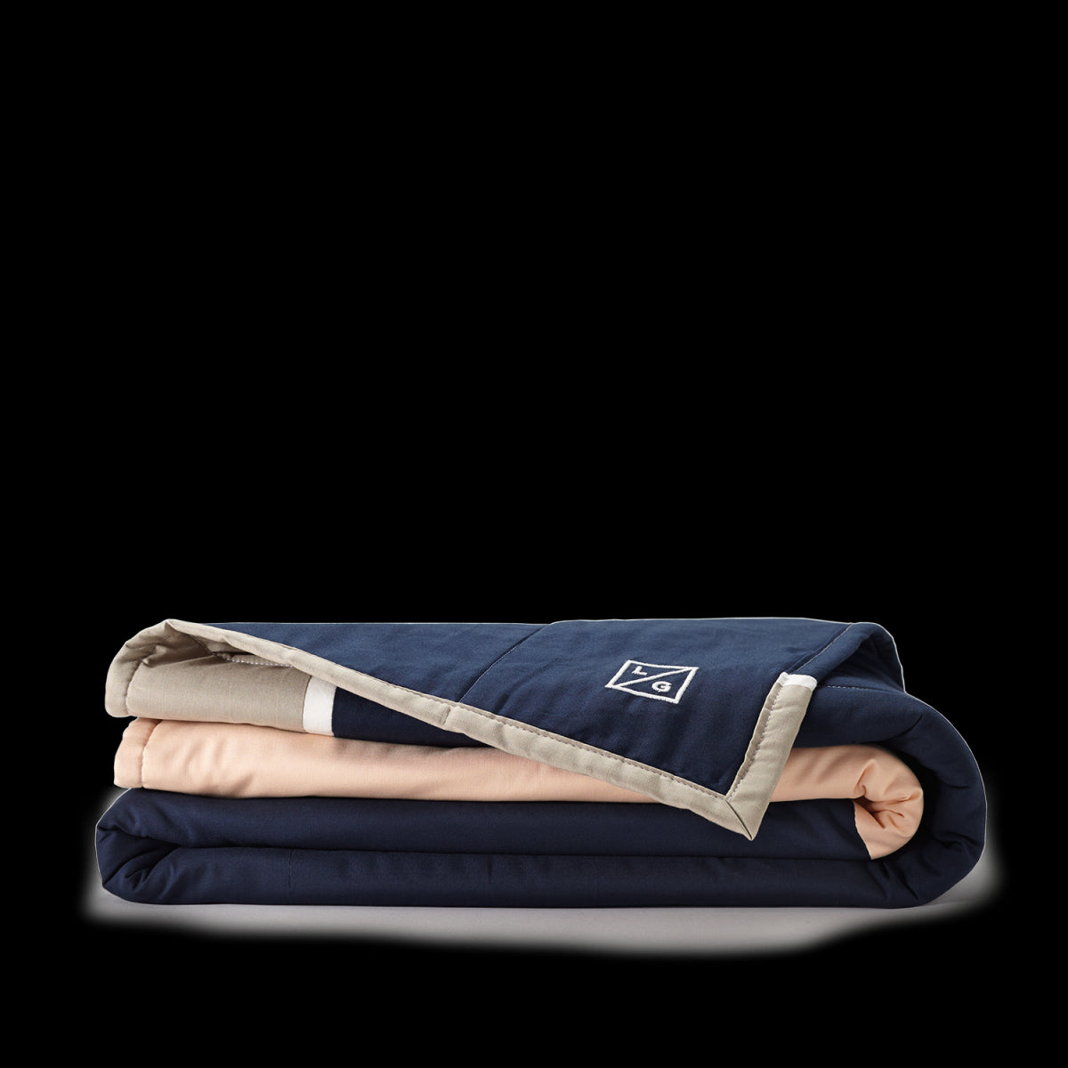 Made in USA Louise Gray Quilt No. 3 // ONH Item nh00206 Image 1