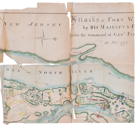 18th Century Antique Map of NJ Revival with Oak Frame // ONH Item nh00276 Image 1