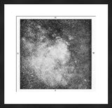 Detailed view of the Messier II star cluster revival print with celestial chart detail.
