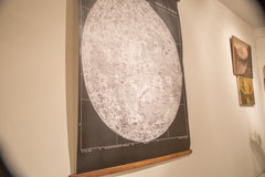 Antique Moon Chart Pull Down Revival in Black and White // ONH Item nh00312l Image 1