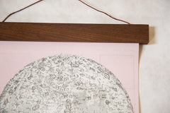Antique Moon Chart Pull Down Revival in Pink // ONH Item nh00322l Image 3