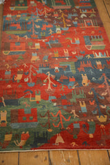 2.5x5 New Tibetan Folk Art Rug Runner // ONH Item qm001107 Image 5
