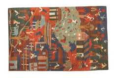 New Tibetan Folk Art Rug Mat