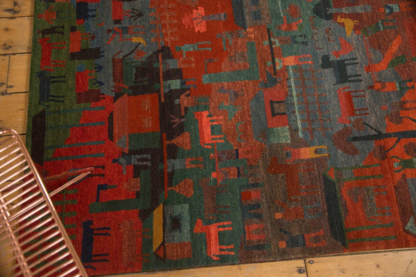 3x5 New Tibetan Folk Art Rug // ONH Item qm001113 Image 6