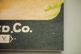 Birchwood wall art detail: visible natural wood grain and printed text in the lower corner.