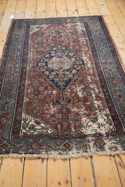 Antique Distressed Bibikabad Rug