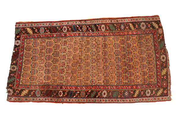 4.5x8.5 Antique Halvai Bijar Rug // ONH Item sm001108