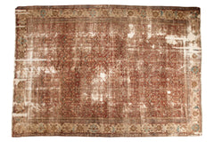 9x11.5 Antique Distressed Mahal Carpet // ONH Item sm001111