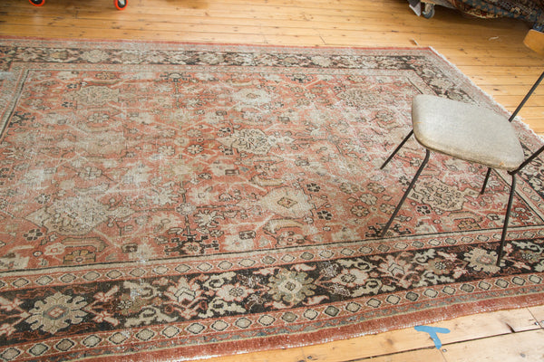 Distressed Vintage Mahal Carpet