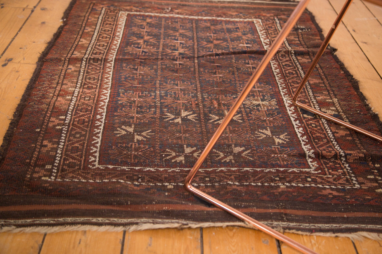 Vintage Belouch Square Rug