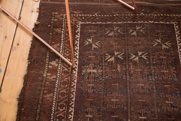 Vintage Belouch Square Rug