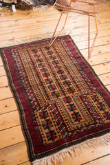 3x4 Vintage Belouch Rug // ONH Item sm001123 Image 4