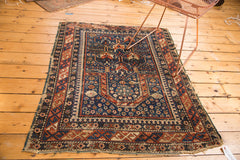 Vintage Shirvan Square Rug